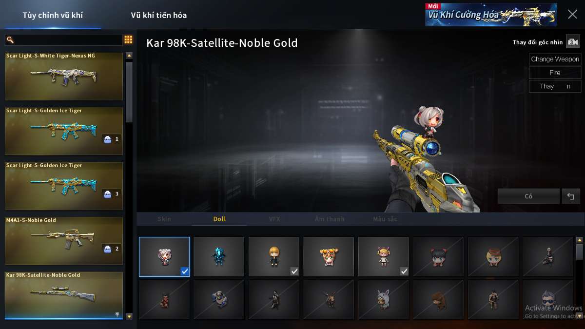 shop acc cf uy tin gia re